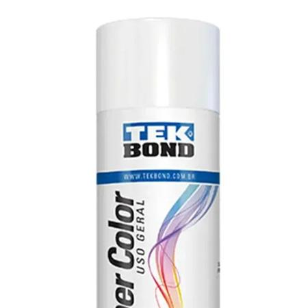 Imagem de Spray super color uso geral branco brilhante 350 ml / 250 g tekbond
