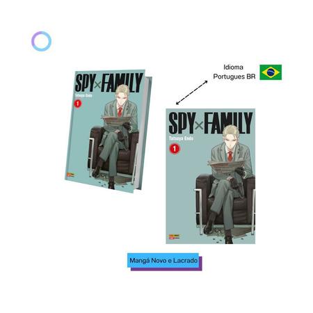 Spy X Family, Mangá Volume 01 - Livro Português BR Panini - Mnagá