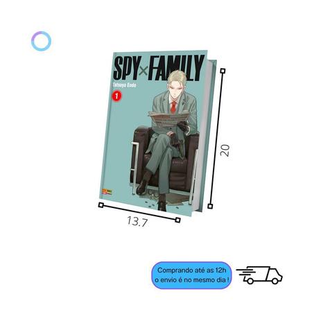 Spy X Family, Mangá Volume 01 - Livro Português BR Panini - Mnagá