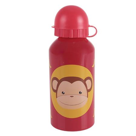 Imagem de Squeeze Inox 400ml Infantil Macaco Vermelho