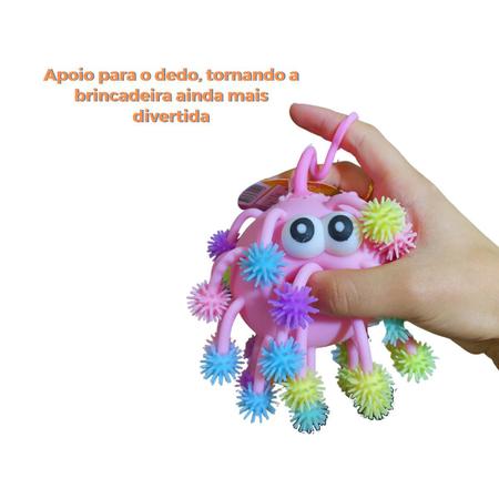 Brinquedo sensorial push Bubble de silicone, brinquedo de apertar de  silicone, jogo de quebra-cabeça infantil com letras do alfabeto, alivia o  estresse e a ansiedade, brinquedo de