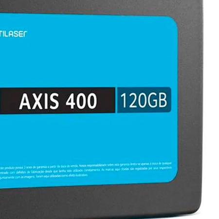 Imagem de SSD 120GB Multilaser SATA III 2,5" Axis 400 SS101