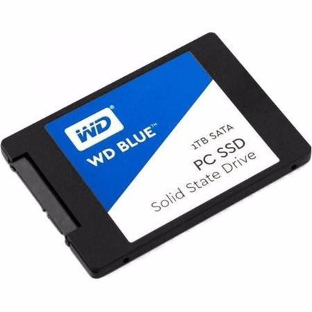 Imagem de SSD 1TB WD BLUE SATA III Nova Versão 3D VNAND - Modelo WDS100T2B0A
