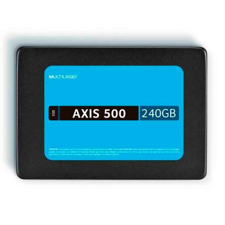 Imagem de SSD 240GB Multilaser SATA III 2,5" Axis 500 SS200