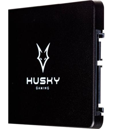 SSD 128 GB Husky Gaming, 2.5, SATA III, Leitura: 570MB/s e Gravação:  500MB/s, Preto - HGML000