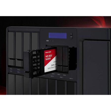 Imagem de SSD 500 GB WD Red SA500 NAS, SATA, Leitura: 560MB/s e Gravação: 530MB/s - WDS500G1R0A