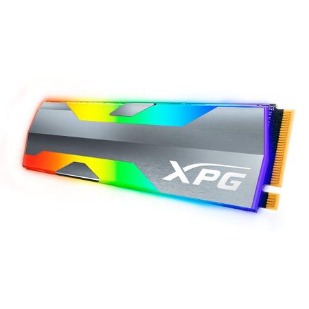 Imagem de SSD 500 GB XPG Spectrix S20G, M.2 2280, PCIe Gen3x4, Leitura: 2500 MB/s e Gravação: 1800 MB/s, 3D NAND - ASPECTRIXS20G-500G-C