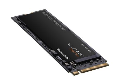 Imagem de SSD 500GB WD BLACK SN750 NVMe M.2 2280 PCI-E 3.0 x4 64-layer 3D NAND - Modelo WDS500G3X0C