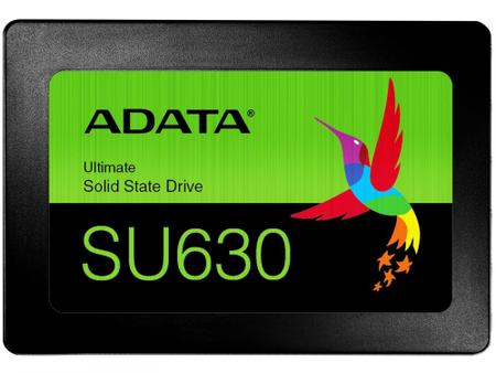 Imagem de SSD Adata 480GB SATA III 2.5” - Leitura 520MB/s e Gravação 450MB/s SU630