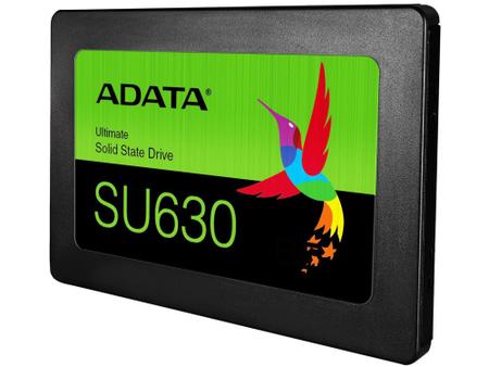 Imagem de SSD Adata 480GB SATA III 2.5” - Leitura 520MB/s e Gravação 450MB/s SU630
