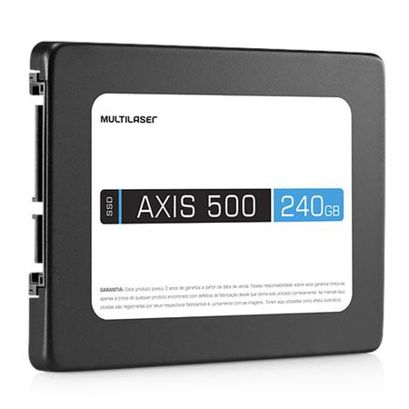 Imagem de SSD AXIS 500 Multilaser SS200 240GB SATA III 2,5 Polegadas