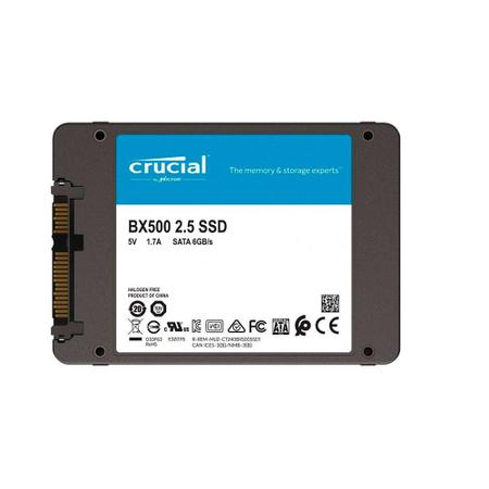 Imagem de SSD Crucial BX500 500GB SATA lll 2,5" - CT500BX500SSD1