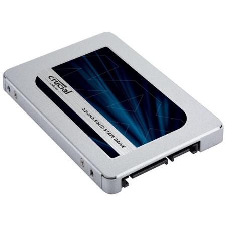 Imagem de SSD Crucial MX500, 1TB, SATA, Leitura 560MB/s, Gravação 510MB/s, 2.5" - CT1000MX500SSD1