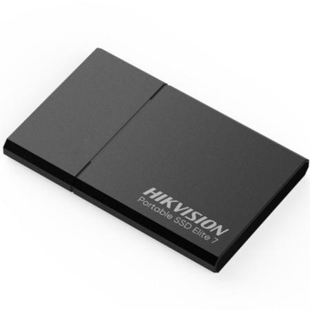 Imagem de SSD Externo Portátil Hikvision Elite 7 500GB 1060 MB/s USB 3.2 Preto HS-ESSD-Elite7(STD)