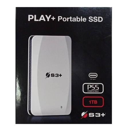 Imagem de SSD Externo Portátil Play+ 1TB USB 3.2 S3SSDP1T0- S3+