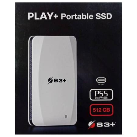 Imagem de SSD Externo Portátil Play+ 512GB USB 3.2 S3SSDP512 - S3+