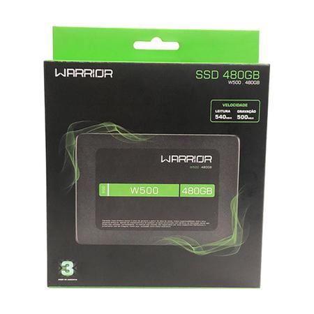 SSD Gamer Warrior W500 240gb SS210 Warrior CX 1 UN - Mídias & Drives -  Kalunga