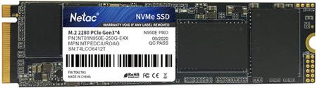 Imagem de SSD M2 NVME NETAC 128GB - 3 GERAÇÃO Max Sequential Read: 2400Mbps