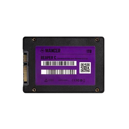 Imagem de SSD Mancer Reaper C, 1TB, 2.5, Sata III6GB/s, Leitura 480MB/s, Gravacao 450MB/s, MCR-RPRC-1TB