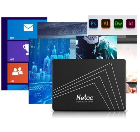 Imagem de SSD NETAC 120gb SATA 3 Memoria Para Notebook, PC e Consoles / Leitura: até 535 mb/s - Gravação: até 510 mb/s
