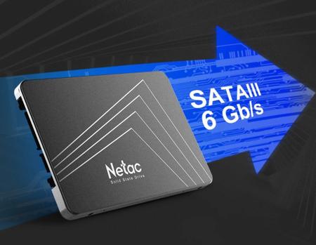 Imagem de SSD NETAC 120gb SATA 3 Memoria Para Notebook, PC e Consoles / Leitura: até 535 mb/s - Gravação: até 510 mb/s