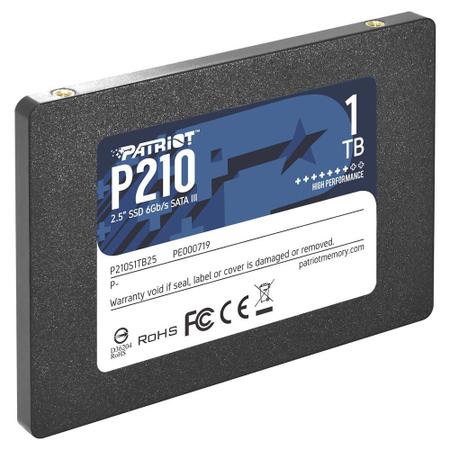 Imagem de SSD Patriot 1TB P210 2.5" SATA 3 - P210S1TB25