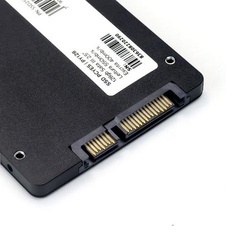 Imagem de Ssd Pcyes Py128 128Gb Sata Iii 2,5 Leitura 550Mb/S Escrita 400Mb/S - Ssd25py128