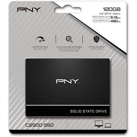 Imagem de SSD PNY 120GB CS900 SATA 2,5 7MM - ssd7cs900-120-rb
