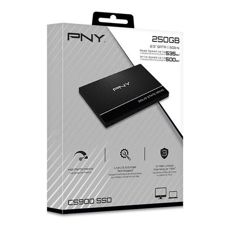 Imagem de SSD Pny 250GB 2.5" Sata 3 CS900 - SSD7CS900-250-RB