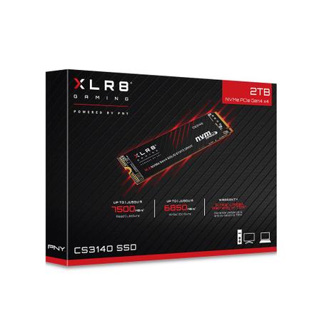 Imagem de SSD PNY 2TB XLR8 CS3140 NVMe M.2 2280 - M280CS3140-2TB-CL