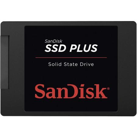 Imagem de SSD SanDisk Plus, 1TB, SATA, Leitura 535MB/s, Gravação 450MB/s - SDSSDA-1T00-G26