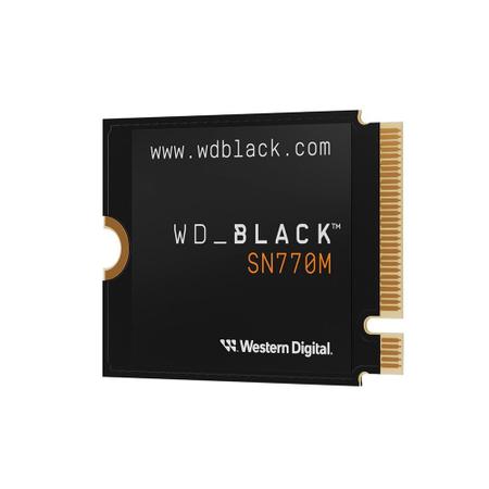 Imagem de SSD WD 500GB SN770M, M.2, Leitura: 5000 MB/s e Gravação: 4000 MB/s, Preto - WDS500G3X0G-00CHY0