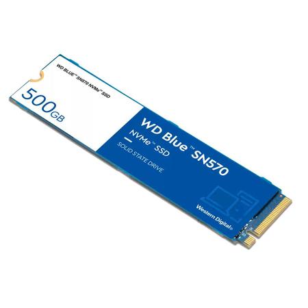 Imagem de SSD WD Blue SN570 500GB M.2 2280 NVMe 3500MB/s WDS500G3B0C