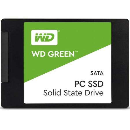 Imagem de SSD WD Green, 480GB, SATA, Leitura 545MB/s, Gravação 430MB/s - WDS480G2G0A