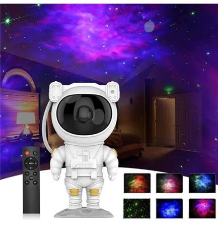 1 Peça Projetor Astronaut Galaxy Star, Projetor Noturno Estrelado E  Nebulosa, Temporizador E Controle Remoto, Adequado Para Meninos Assistirem  Jogos De Futebol E Jogos De Computador Com Luzes Atmosféricas, Carro E  Quarto