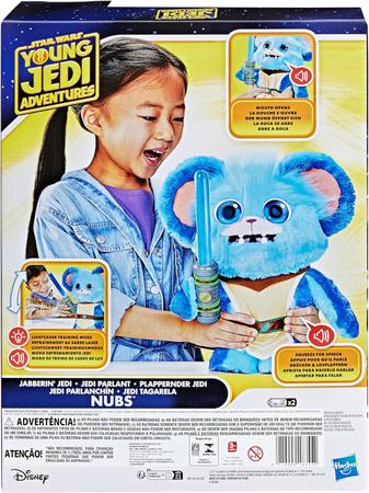 Imagem de Star Wars Aventuras dos Jovens Jedi - Pelúcia Eletrônica Jedi Tagarela Nubs - Hasbro F8339