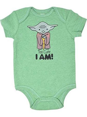 Imagem de Star Wars Baby Boys 5 Pack Bodysuits Princesa Leia Yoda Han Solo R2D2 C3PO 12 Meses