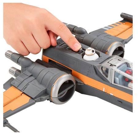 Imagem de Star Wars EPVII Veículo Class III Onda  X-Wing Fighter Poe - B3953 - Hasbro