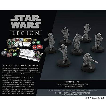 Imagem de Star Wars Legion Scout Troopers EXPANSÃO  Dois jogadores de jogo de batalha  Miniaturas Jogo  Jogo de Estratégia para Adultos e Adolescentes  Idade 14+  Tempo médio de jogo 3 horas  Feito por Jogos de Massa Atômica