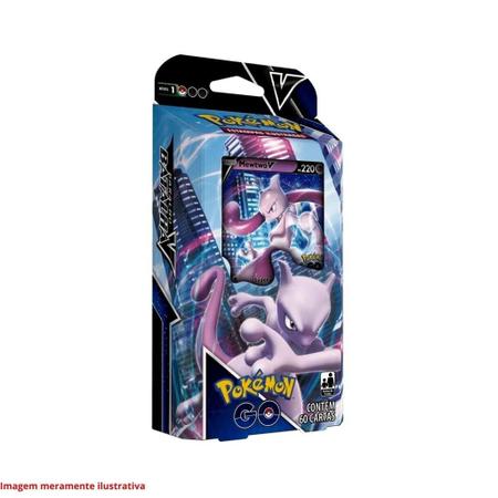 Deck De Cartas Pokémon Go Mewtwo V Baralho Batalha V Copag !