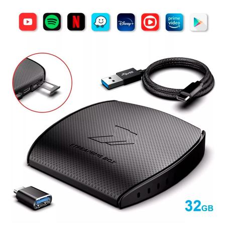 Imagem de Streaming Box Soft 2gb 32gb Armazenamento Carros Volkswagen Interface Usb Central Android Carplay 4g