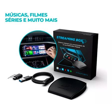 Imagem de Streaming Box Soft 2gb 32gb Armazenamento Carros Volkswagen Interface Usb Central Android Carplay 4g