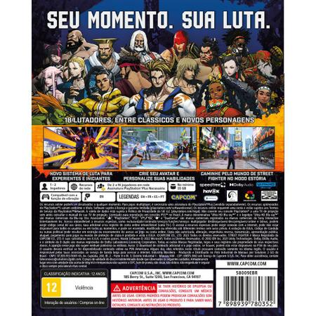 Jogo Street Fighter 6, PS5 - Capcom - Jogos de Luta - Magazine Luiza