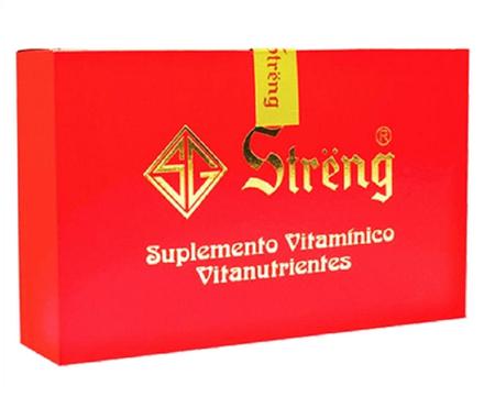 Imagem de Streng Suplemento Vitaminico 16 Frascos 5ml Kit 6 Unidades