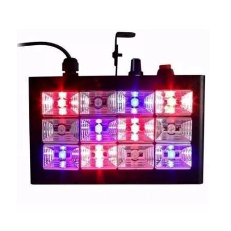 Imagem de Strobo 12 Leds RGB 15W Rítmico Bivolt Automático - YX-043RGB