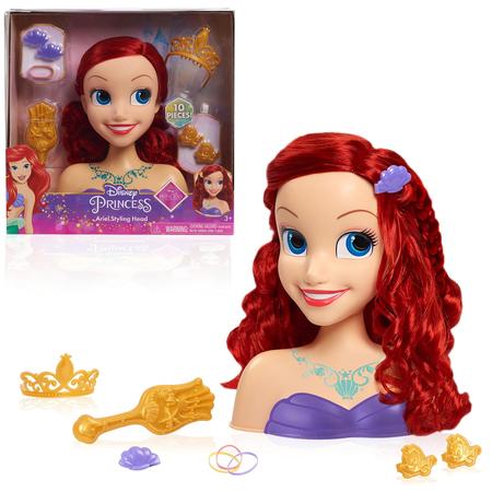 Imagem de Styling Head Disney Princess Ariel com 10 acessórios