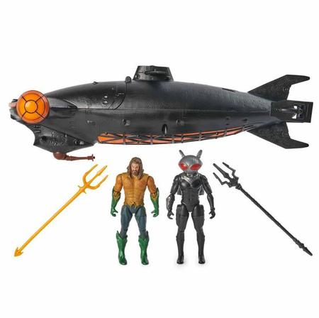 Imagem de Submarino do Arraia Negra com Aquaman 2 Bonecos - Sunny 3455