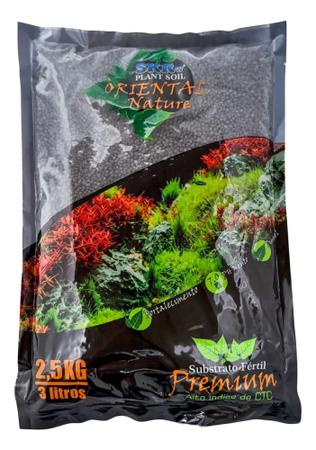 Imagem de Substrato Fértil Aquário Plantado Premium 2,5kg Preto Skrw