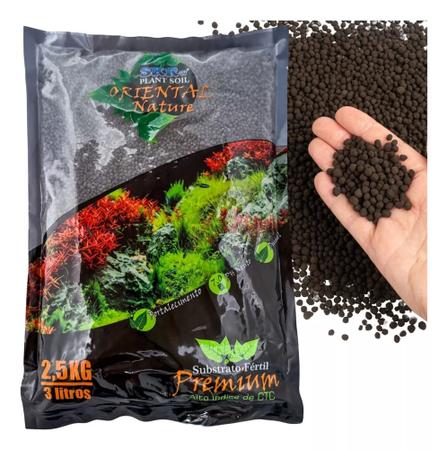 Substrato Fértil Aquário Plantado Premium 2,5kg Preto Skrw Imagem de Substrato Fértil Aquário Plantado Premium 2,5kg Preto Skrw