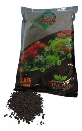 Substrato Fértil Aquário Plantado Premium 2,5kg Preto Skrw Imagem de Substrato Fértil Aquário Plantado Premium 2,5kg Preto Skrw